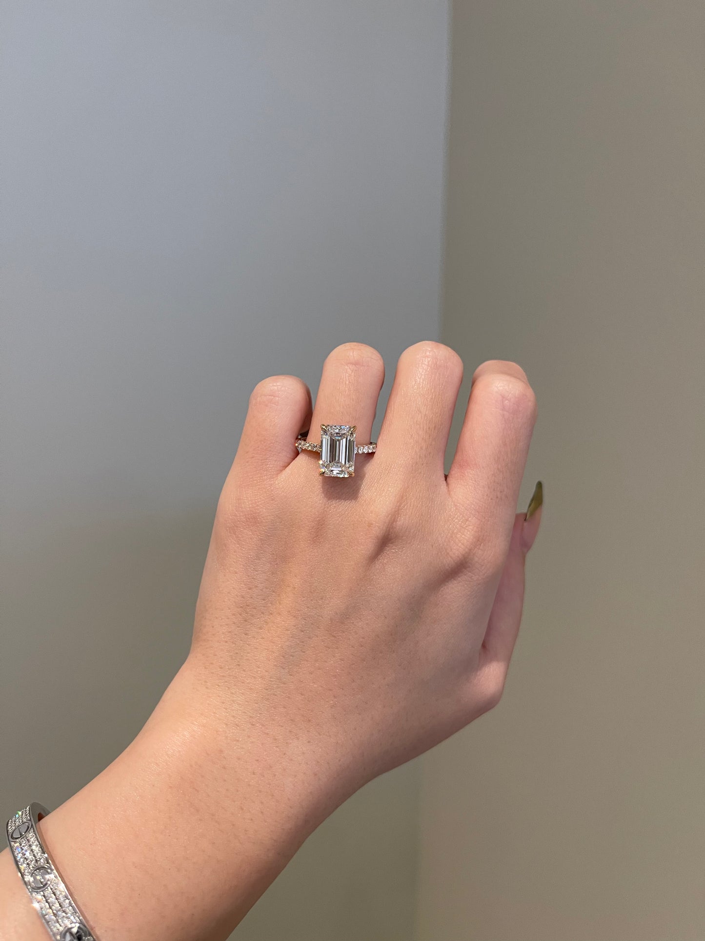 The Priscilla Ring, 5 Carat, Emerald, Step Cut