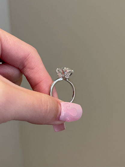 The Marley Ring, 5 Carat, Oval, Brilliant