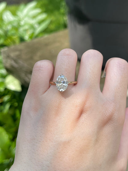 The Vienna Ring, 3.5 Carat, Oval, Brilliant