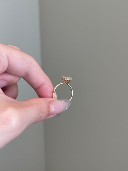 The Savannah Ring, 2.5 Carat, Hexagon, Step Cut