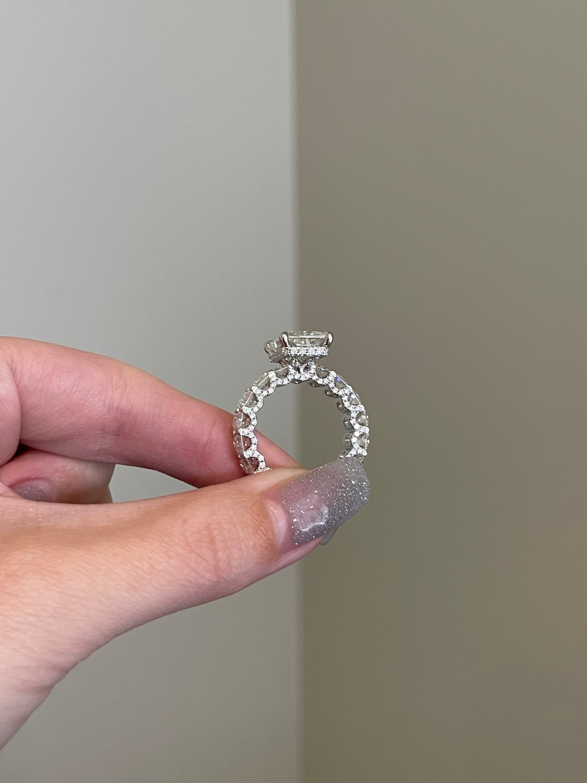 The Rosé Ring, Carat, Radiant, Brilliant – SHY MOISSANITE