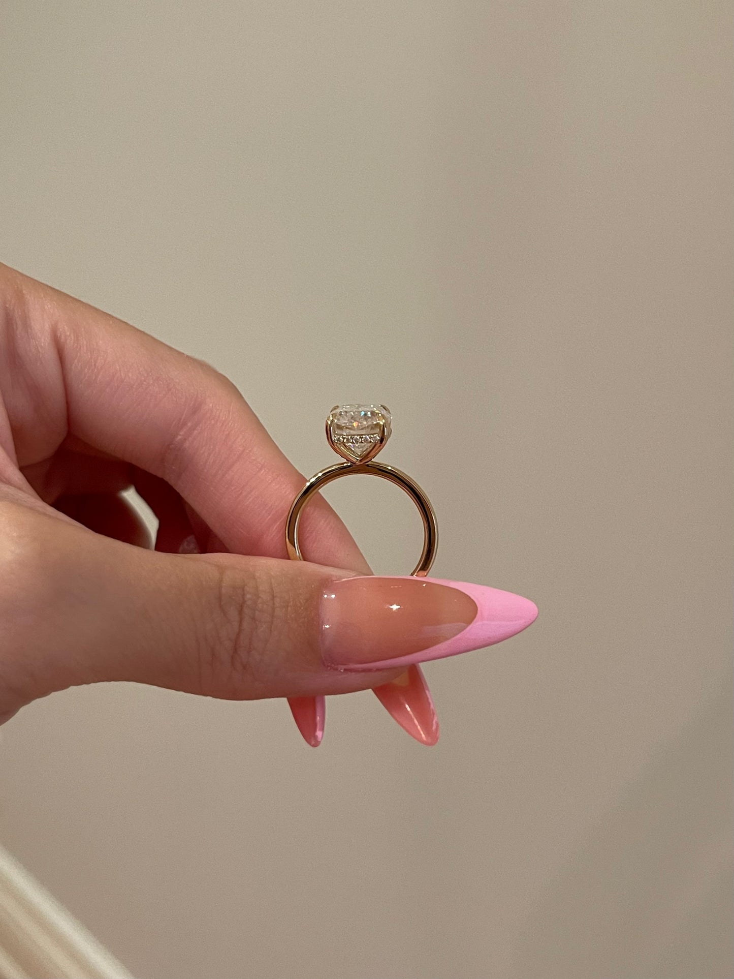 The Rheanna Ring, 4.5 Carat, Cushion, Brilliant