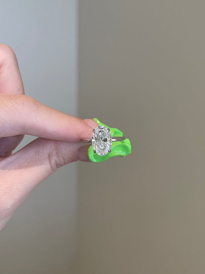 The Savannah Ring, 4 Carat, Oval, Brilliant