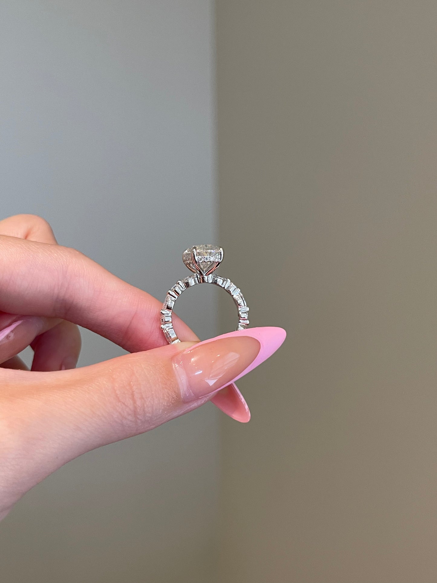 The Kayla Ring, 7 Carat, Oval, Brilliant