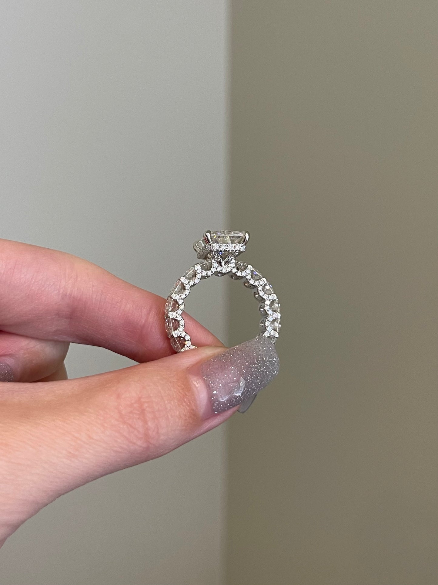The Rosé Ring, 7 Carat, Radiant, Brilliant