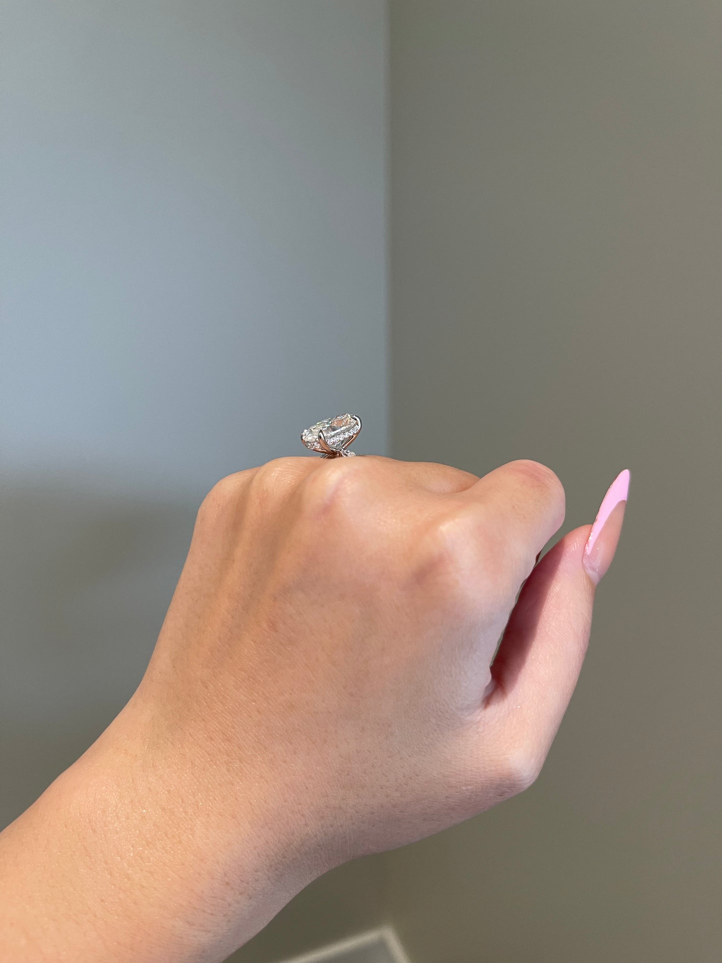 The Kayla Ring, 7 Carat, Oval, Brilliant