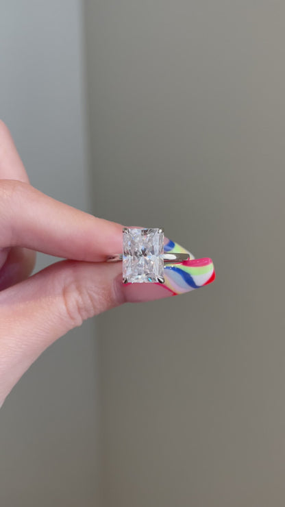 The Rheanna Ring, 6 Carat, Radiant, Brilliant