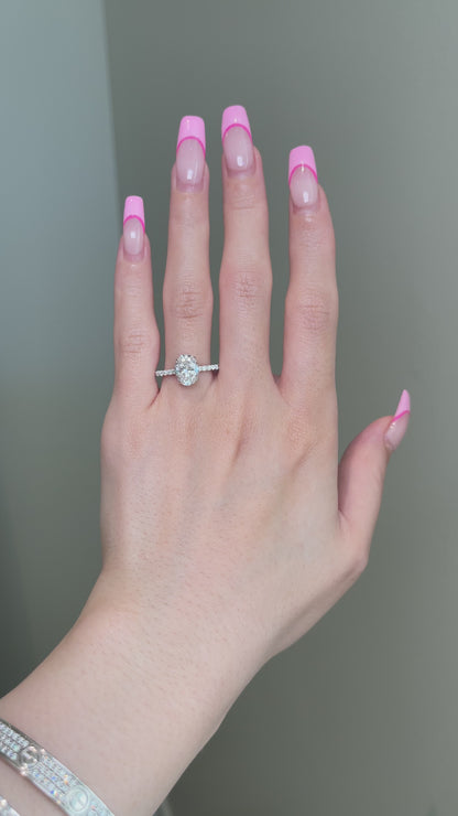 The Lilian Ring, 2 Carat, Oval, Brilliant
