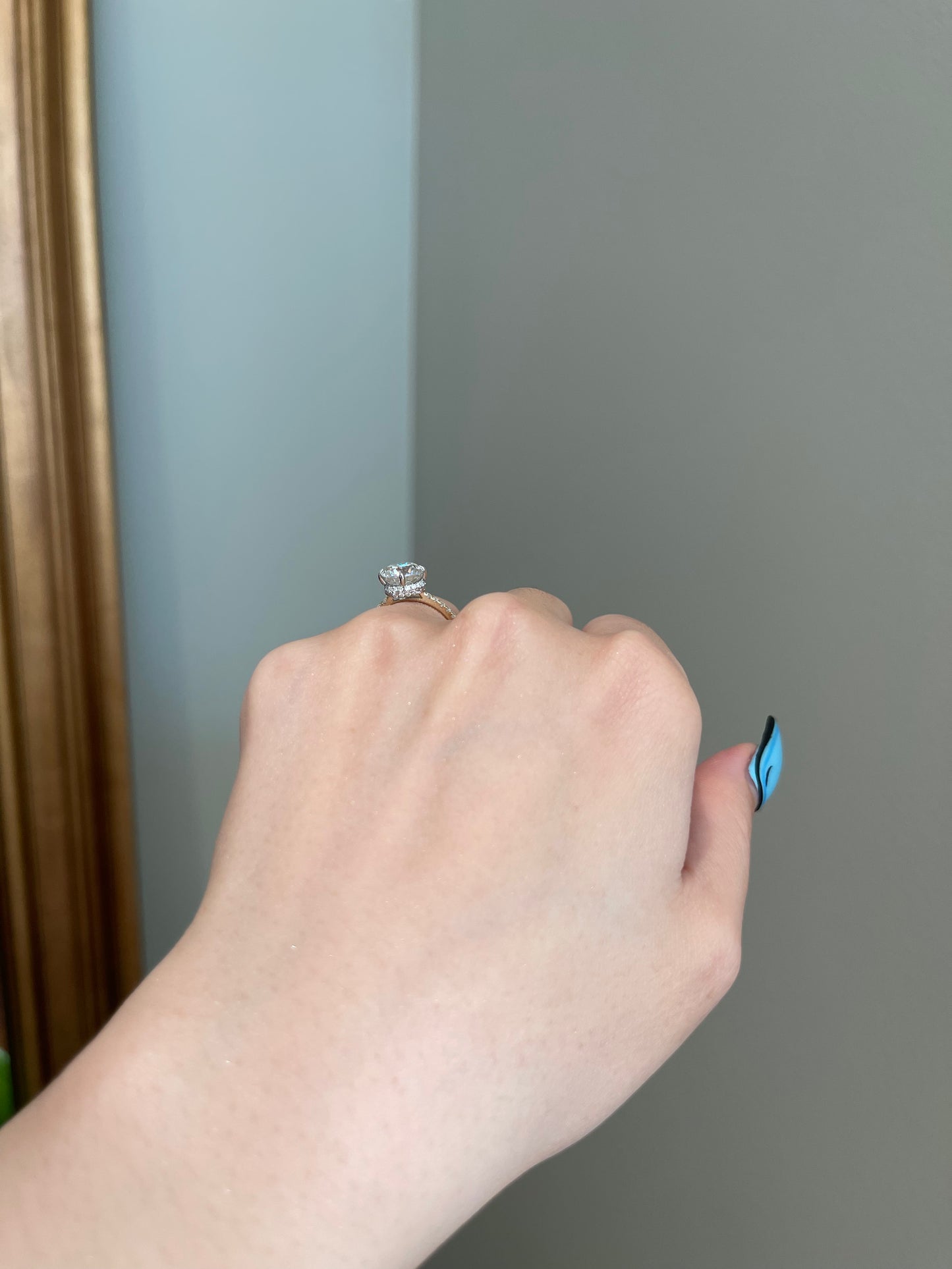 The Helena Ring, 2.2 Carat, Square Cushion, Brilliant