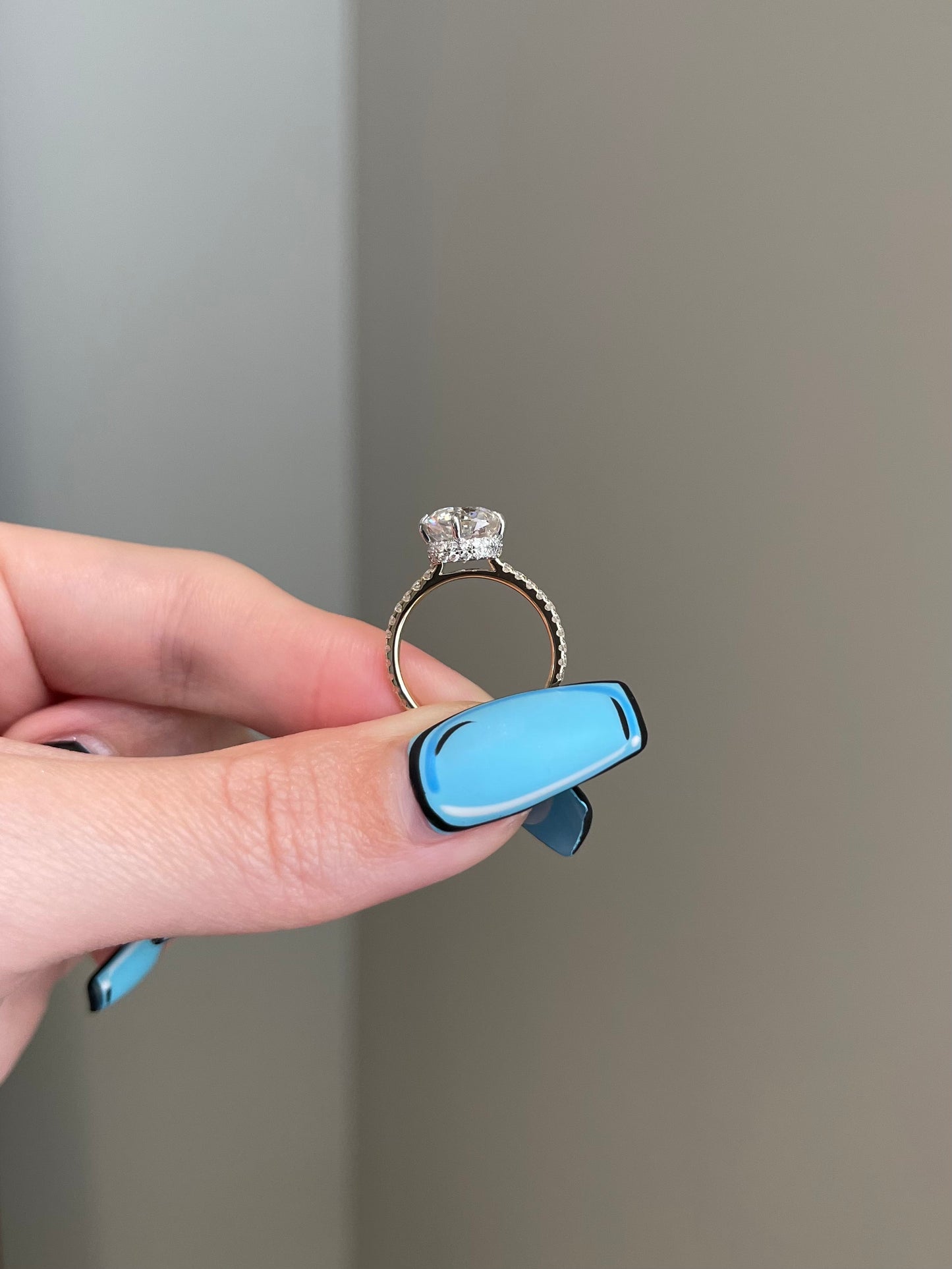 The Helena Ring, 2.2 Carat, Square Cushion, Brilliant