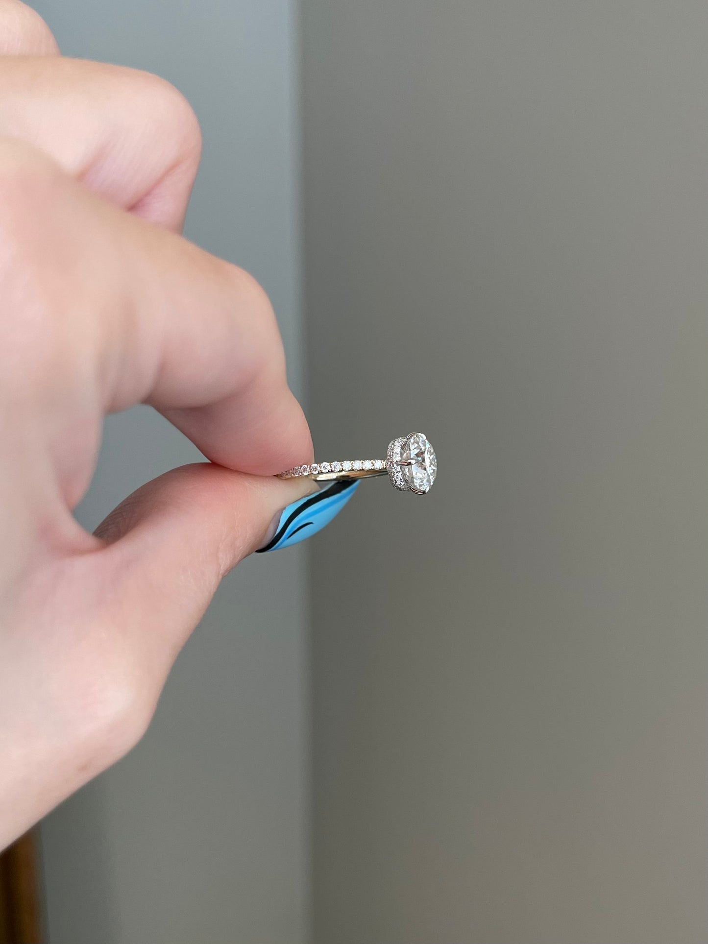 The Helena Ring, 2.2 Carat, Square Cushion, Brilliant