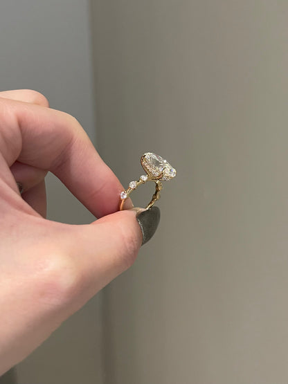 The Leanna Ring, 7 Carat, Oval, Brilliant