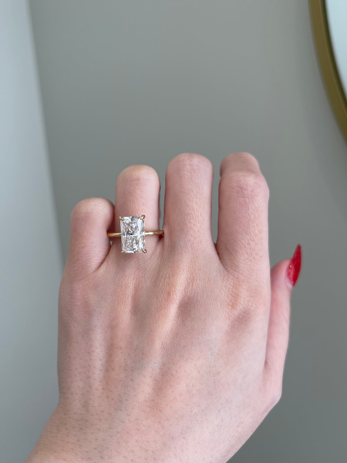 The Rheanna Ring, 4.5 Carat, Radiant, Brilliant