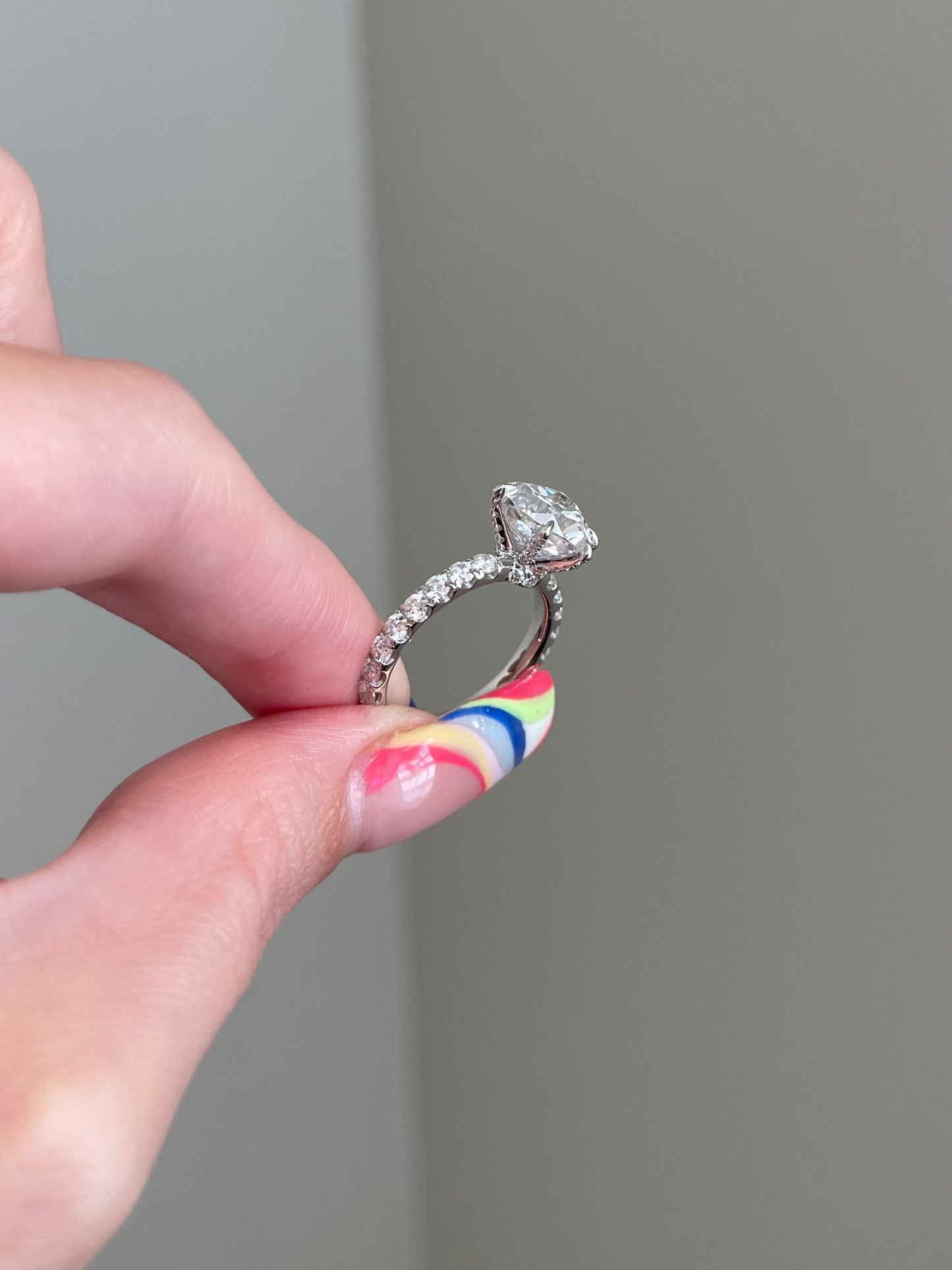 The Gaga Ring, 3 Carat, Heart, Brilliant