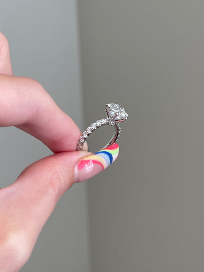 The Gaga Ring, 3 Carat, Heart, Brilliant