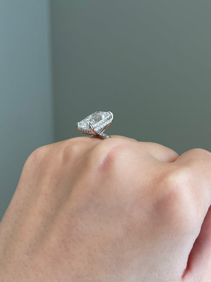 The Rheanna Ring, 6 Carat, Radiant, Brilliant