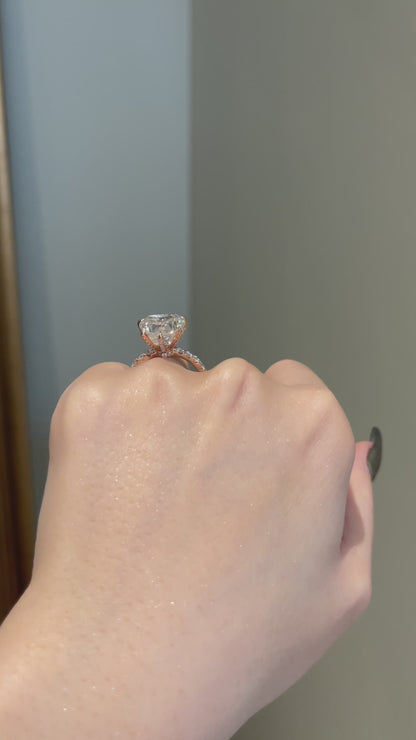 The Gaga Ring, 7 Carat, Heart, Crushed Ice