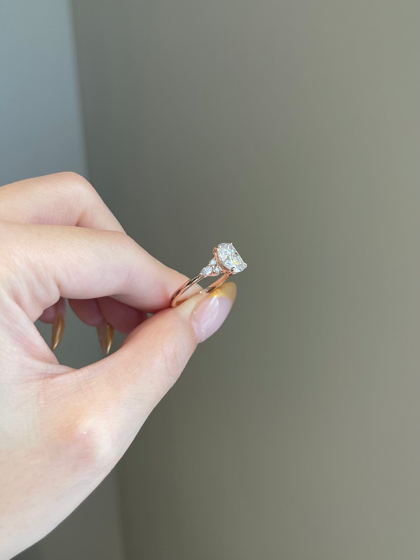The Alexa Ring, 3 Carat, Cushion, Brilliant