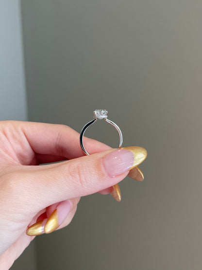 The Melody Ring, 2.8 Carat, Oval, Crushed Ice